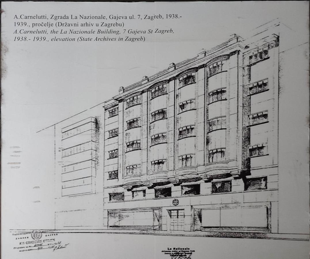 Studio Apartman Leon, Gajeva 7 萨格勒布 外观 照片