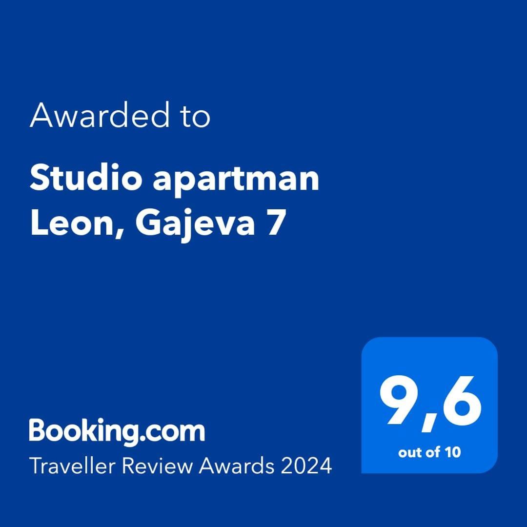 Studio Apartman Leon, Gajeva 7 萨格勒布 外观 照片